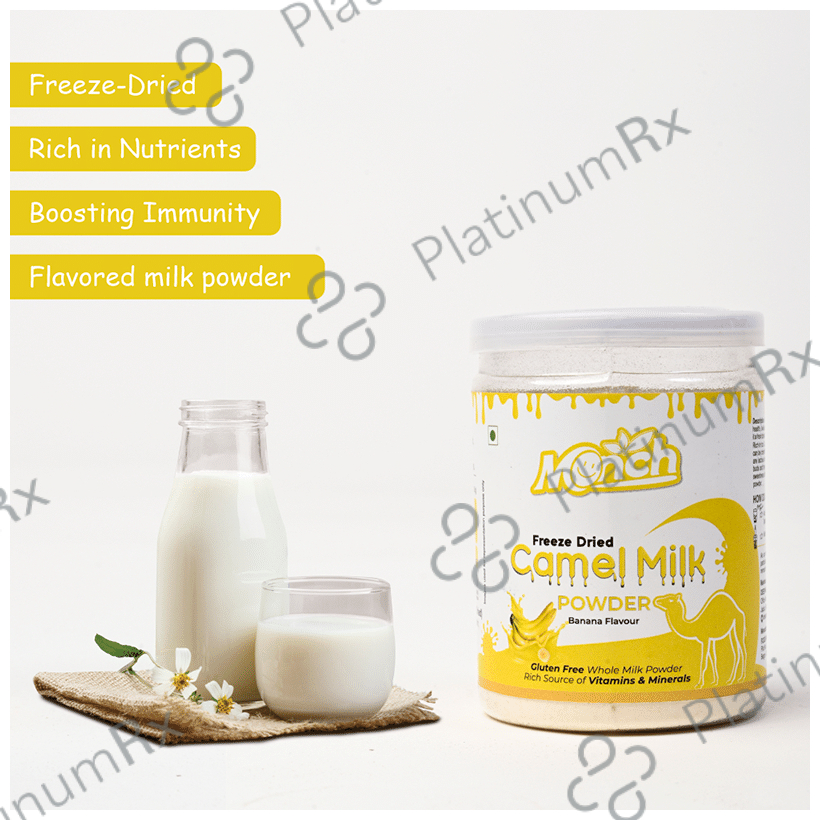 Monch Freeze Dried Camel Milk Powder Banana 50 gm