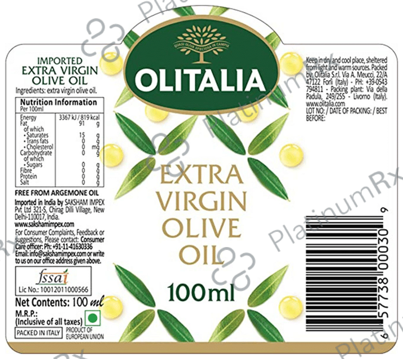 Olitalia Extra Virgin Olive Oil 100 ml