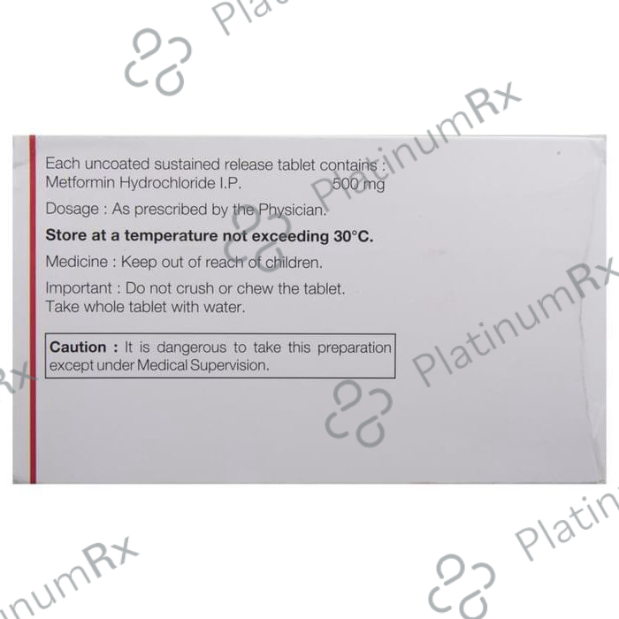 Gluformin XL 500mg Tablet 15s