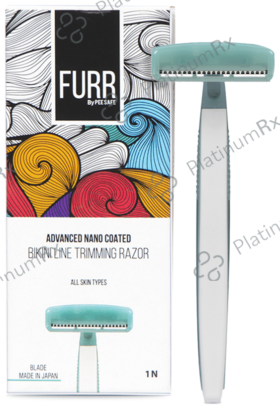 Furr by Pee Safe Advanced Nano Coated Bikini Line Trimming Razor