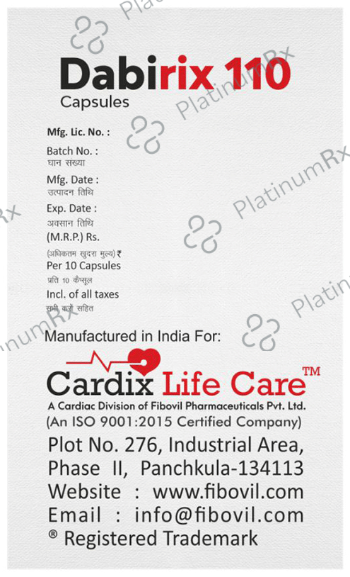 Dabirix 110mg Tablet