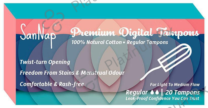 SanNap Premium Digital Tampons Regular
