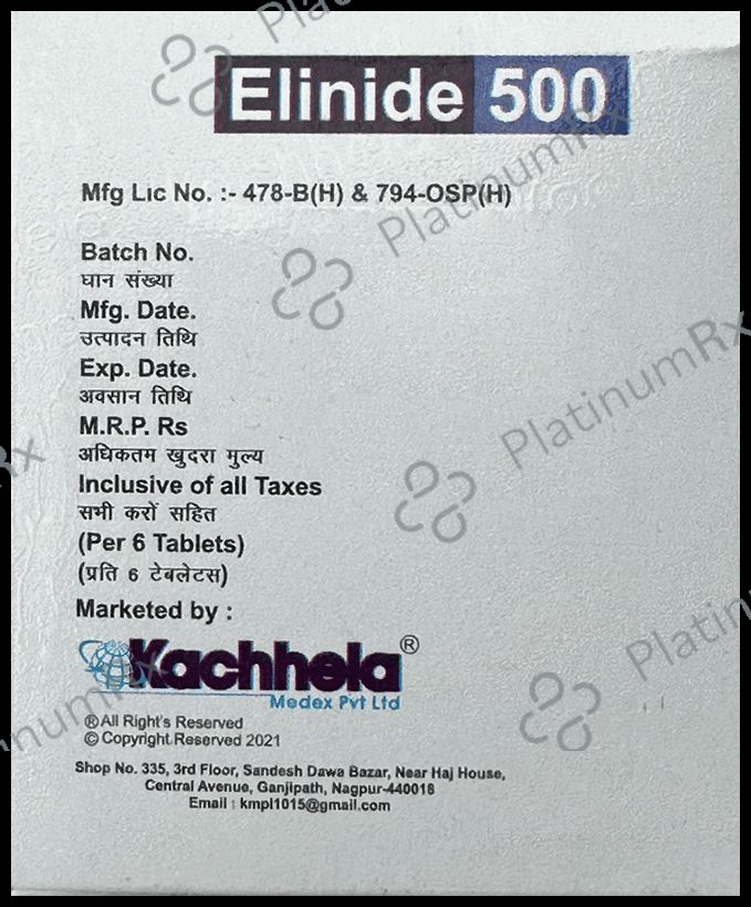 Elinide 500 Tablet