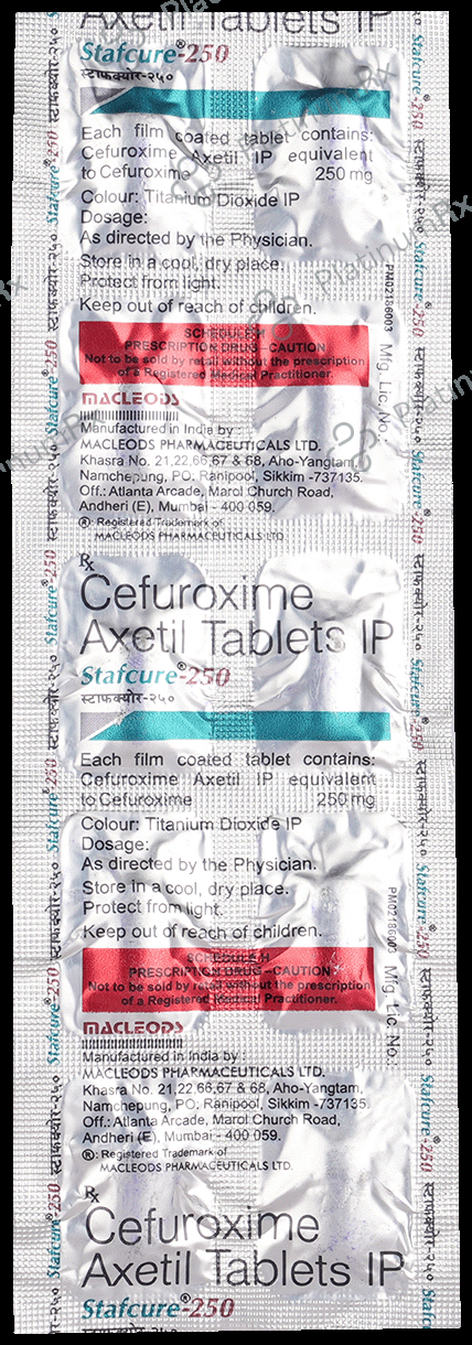 Stafcure 250mg Tablet 10s
