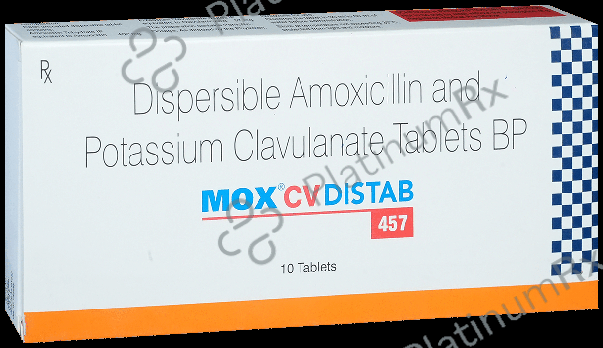 Mox CV 400mg/57mg Tablet DT
