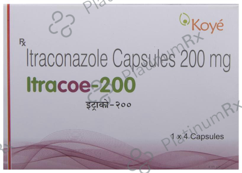 Itracoe 200 Capsule 4 Capsule