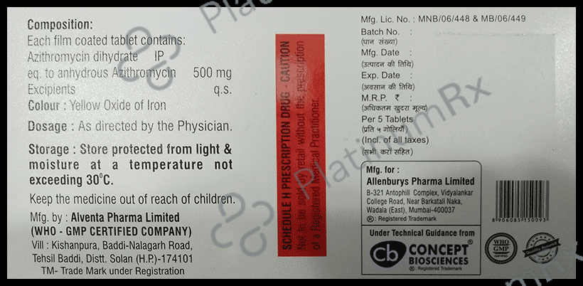 Azit 500 Tablet