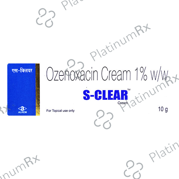S Clear 1% Cream 10gm