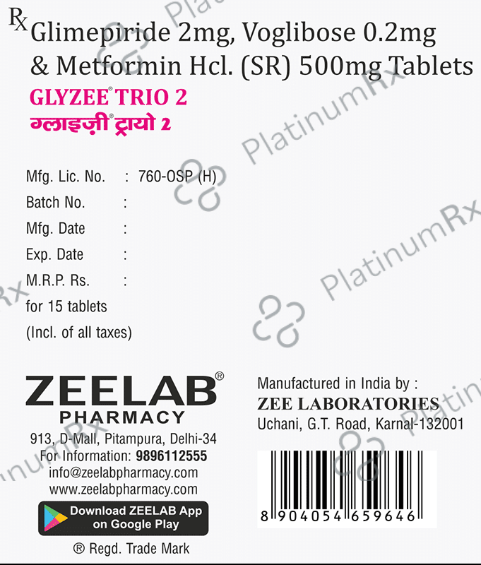 Glyzee Trio 2 Tablet SR