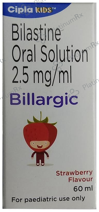 Cipla Kids Billargic Oral Solution Strawberry