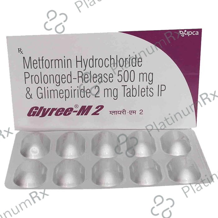 Glyree M 2/500mg Tablet PR 10s