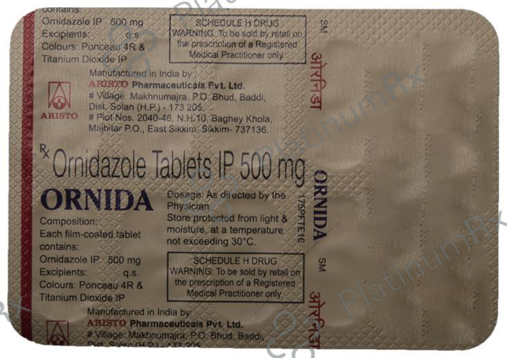 Ornida 500mg Tablet 10s