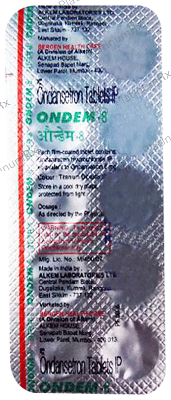 Ondem 8mg Tablet 10s