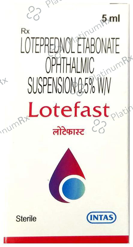 Lotefast 0.5% Ophthalmic Suspension 5ml