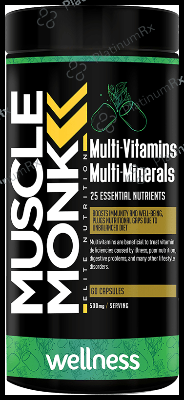 Muscle Monk Multi-Vitamins Multi-Minerals Capsule