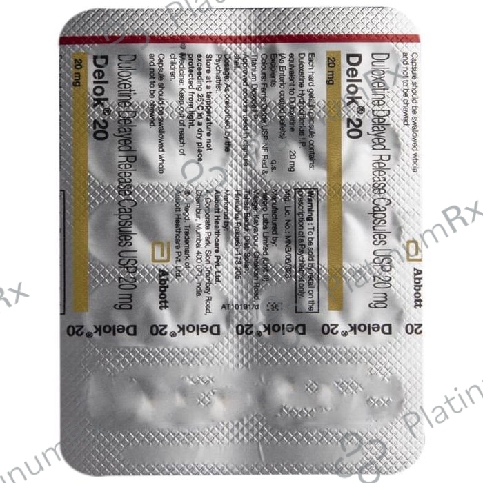 Delok 20mg Capsule DR 10s