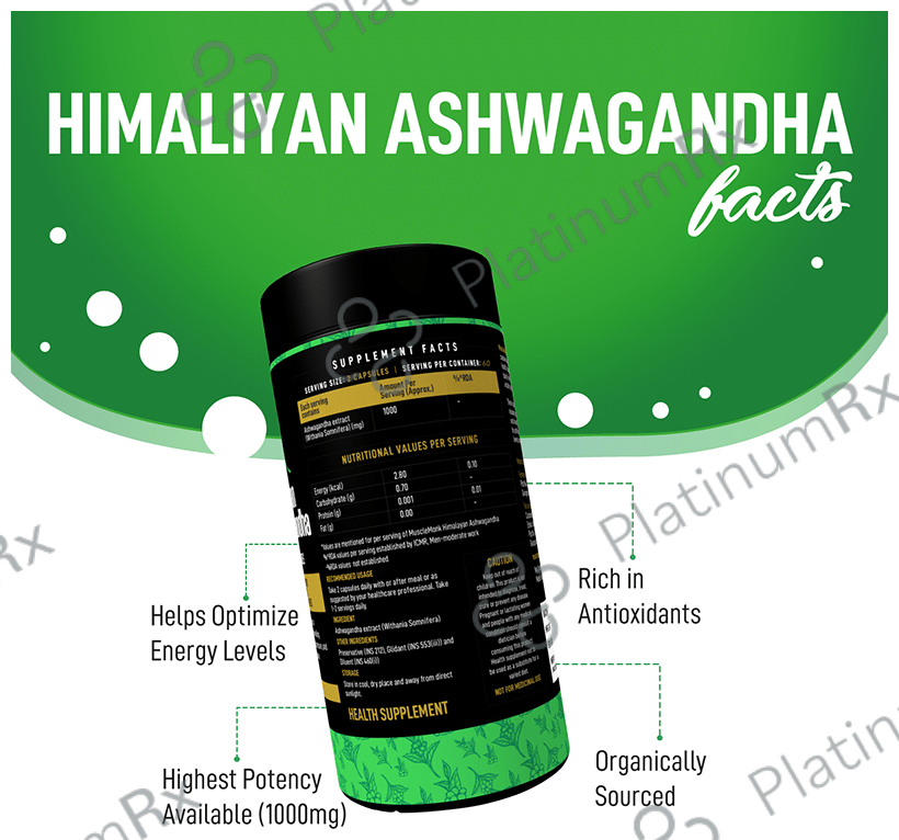 Muscle Monk Himalayan Ashwagandha Capsule