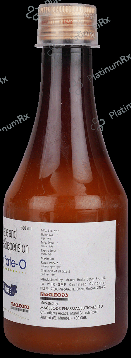 Macralfate O 10/500mg Sugar Free Suspension 200ml