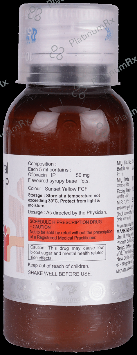 Zenflox 50mg Suspension 60ml