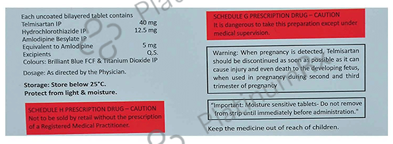 Cortel Trio 5/12.5/40mg Tablet 15s