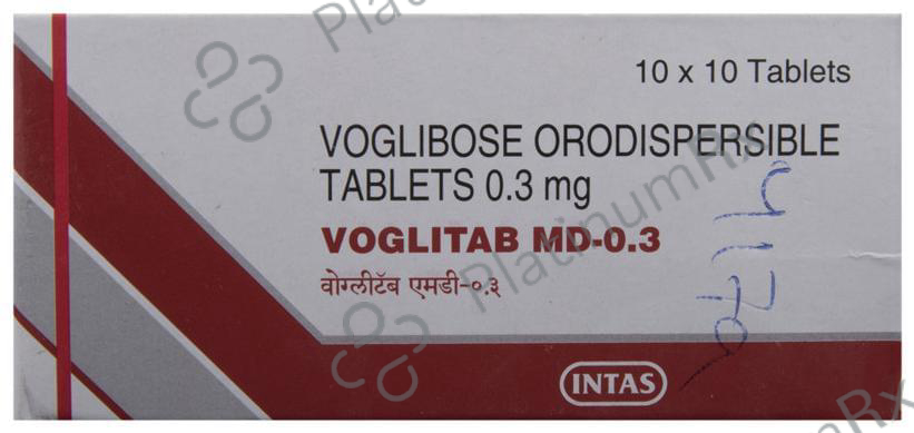 Voglitab MD 0.3mg Tablet 10s
