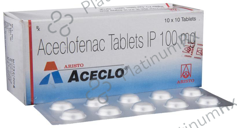 Aceclo 100mg Tablet 10s