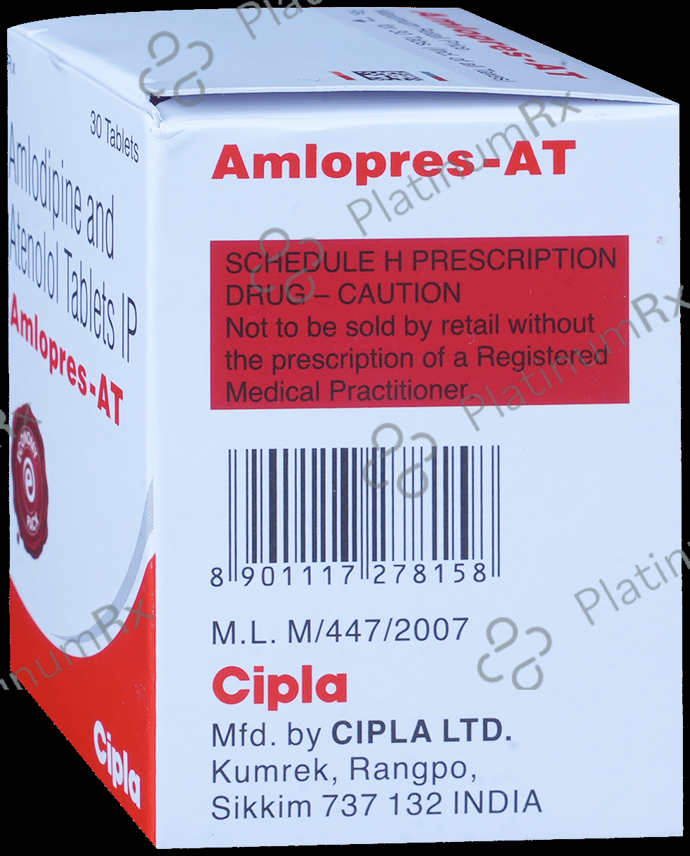 Amlopres AT 5/50mg Tablet 30s
