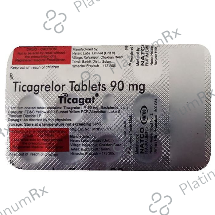 Ticagat 90mg Tablet 14s