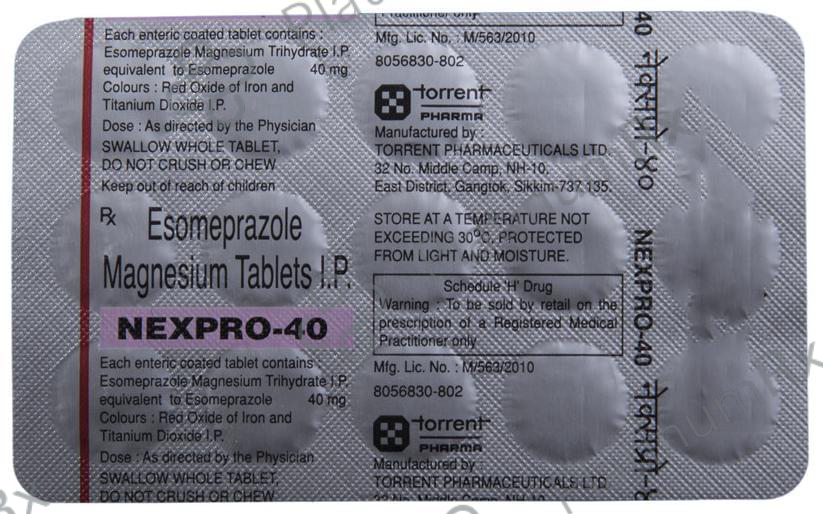 Nexpro 40mg Tablet 15s