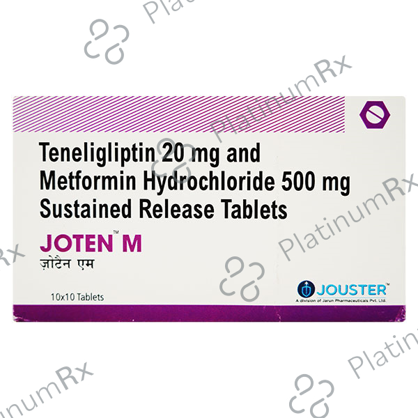 Joten M 500/20mg Tablet 10s