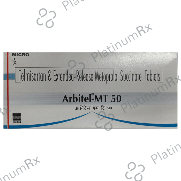 Arbitel MT 50/40mg Tablet ER 7s