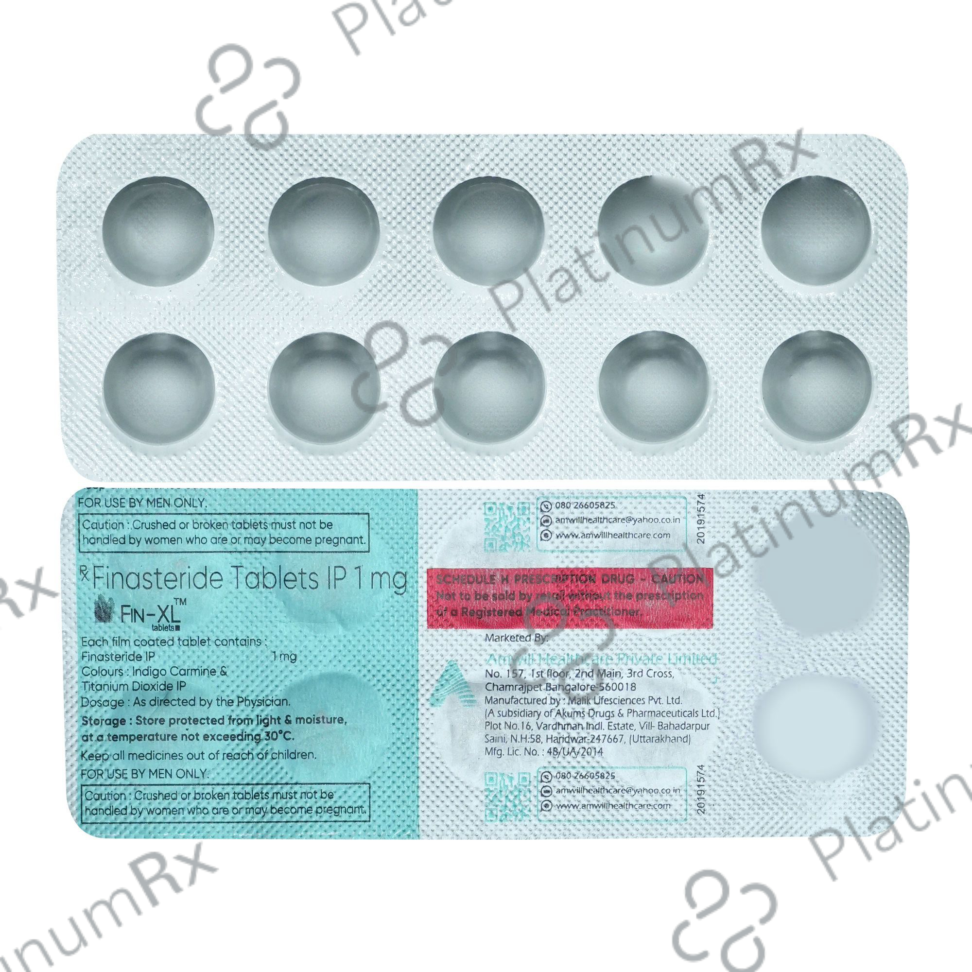 Fin XL 1mg Tablet 10s