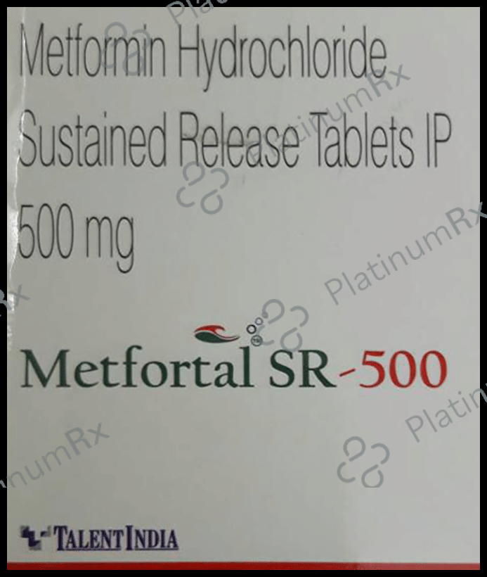 Metfortal SR 500 Tablet