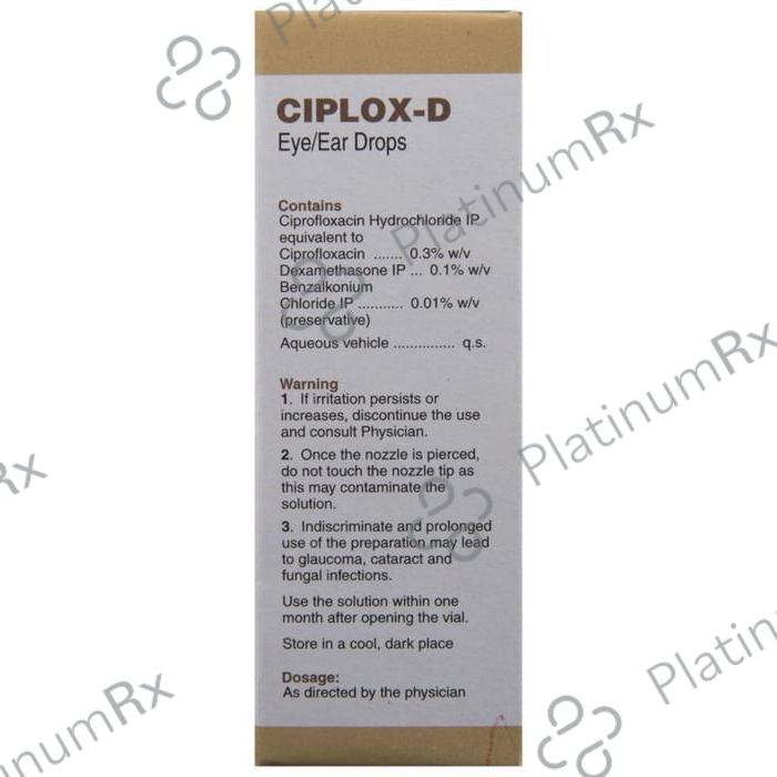 Ciplox D Eye/Ear Drops 10ml