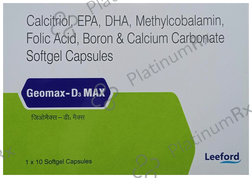 Geomax D3 Max Capsule 10s