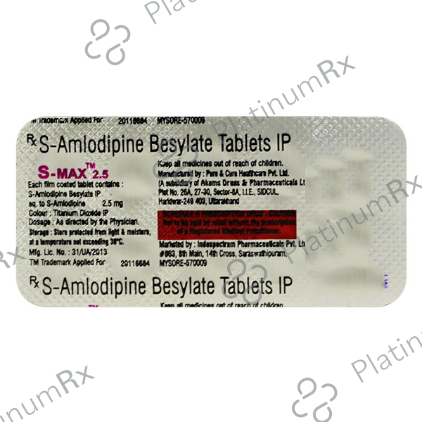 S Max M 2.5/50mg Tablet 10s