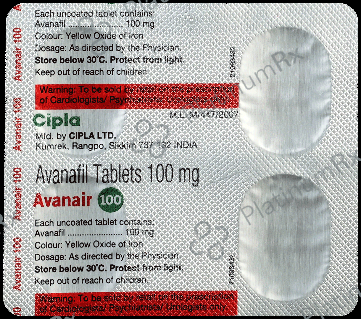 Avanair 100 Tablet