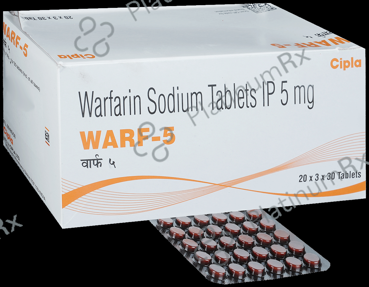 Warf 5mg Tablet 30s