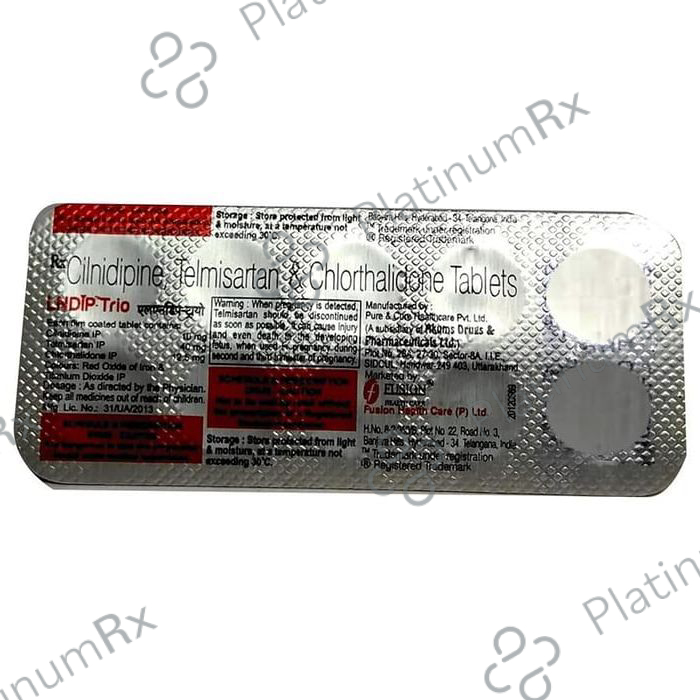 Lndip Trio 12.5/10/40mg Tablet 10s