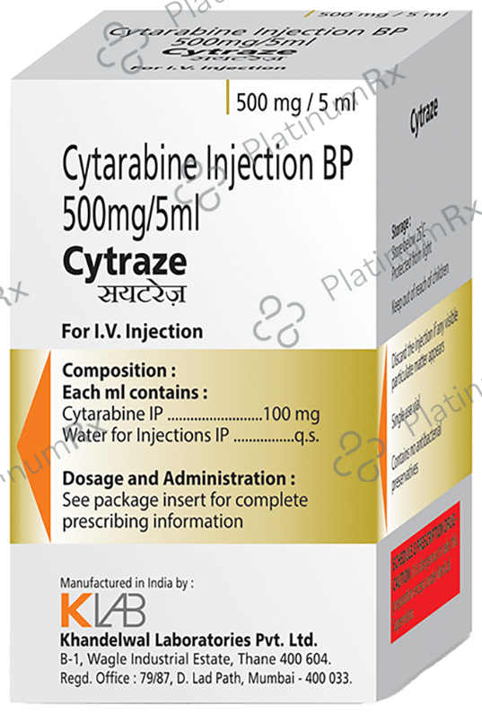 Cytraze 500mg Injection