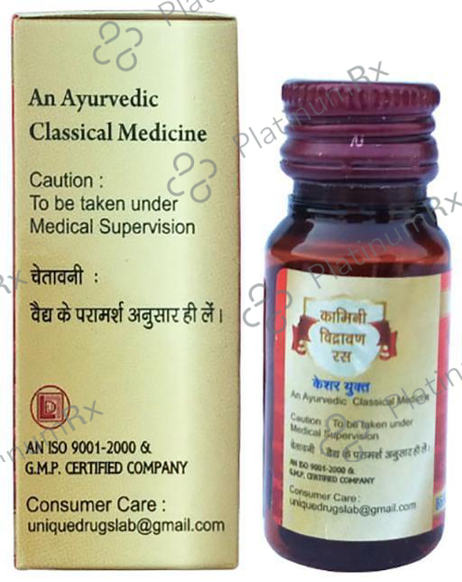 Unique Kamini Vidrawan Ras with Kesar