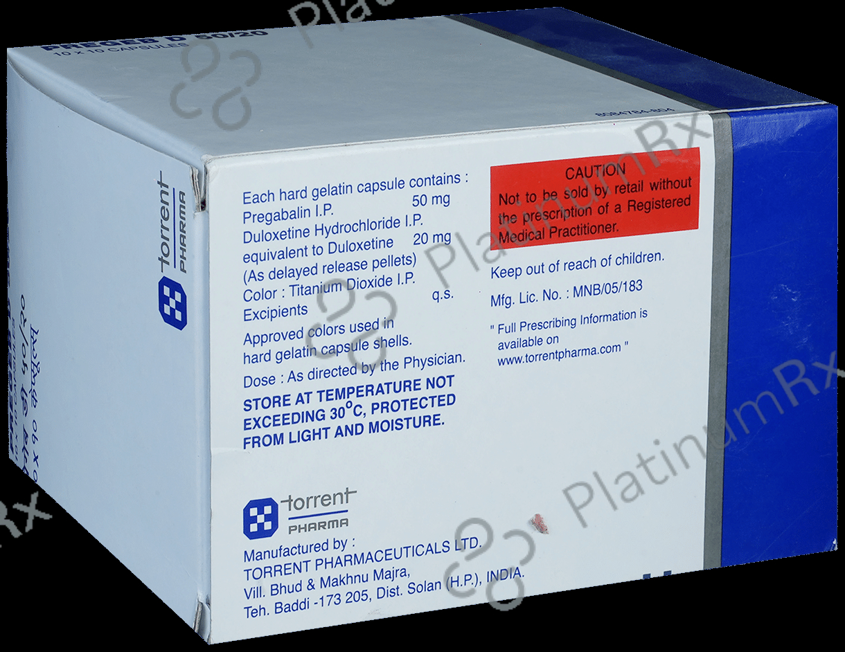 Pregeb D 50/20 Capsule