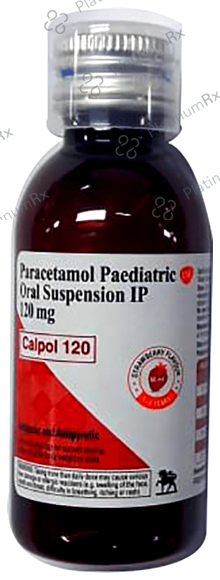 Calpol 120mg Suspension Strawberry