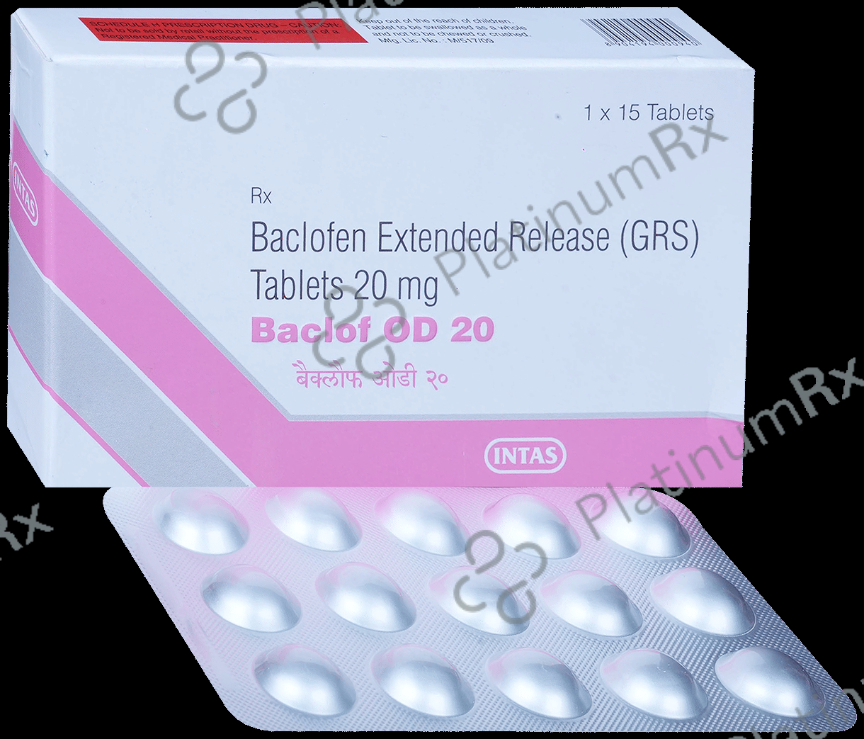 Baclof OD ER 20mg Tablet 15s