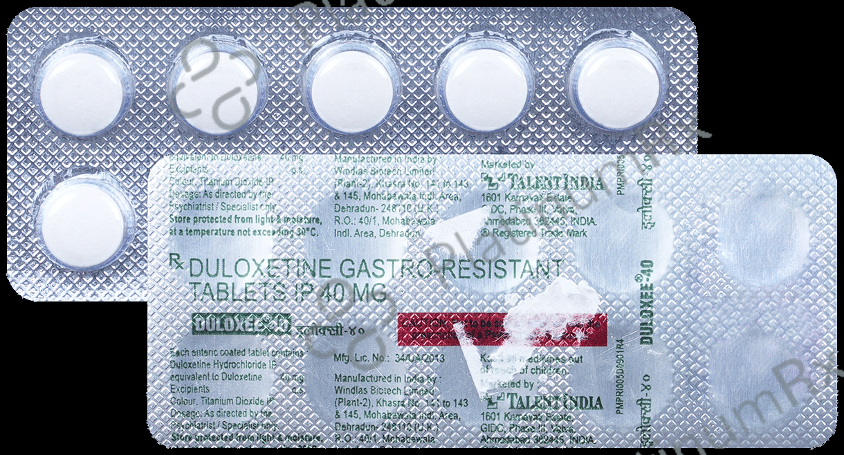 Duloxee 40 Tablet