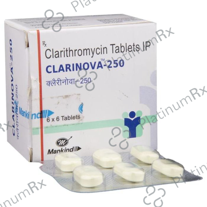 Clarinova 250mg Tablet 10s