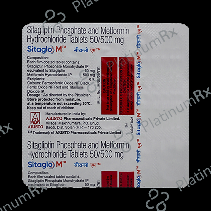 Sitaglo M 500/50mg Tablet 15s