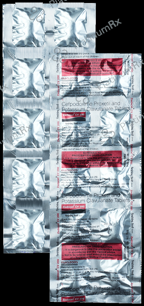 Zedocef CV 200/125mg Tablet 10s
