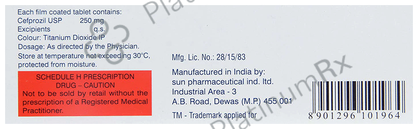 Refzil O 250mg Tablet 10s