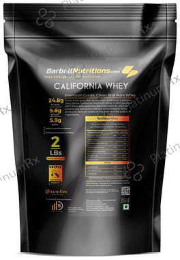 Barbell Nutritions California Whey Protein Chocolate Vanilla Sandwich 2 Powder